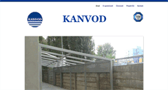 Desktop Screenshot of kanvod.sk